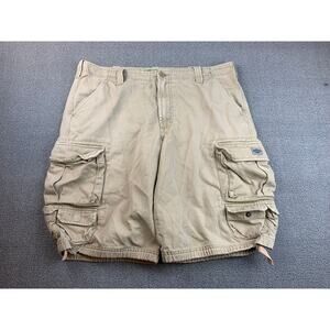 Y2K Lee‎ Dungarees Men's Size 34 Cargo Shorts Beige Work Outdoors HIking